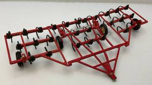 lot 55 image: Vintage Ertl 164 Scale Red Wing Chisel Plow