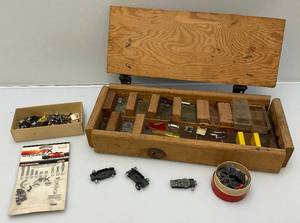 lot 74 image: Misc. HO Slot Car Parts Including Brushes, Tires And More