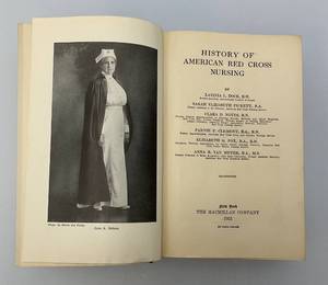 lot 107 image: 1922 History Of American Red Cross Nursing Official By The Macmillan Company Hardcover Book