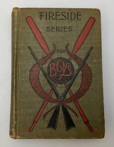 lot 108 image: Late 1800s Fireside Series For Boys hardcover Book  The Water Witch Or The Skimmer Of The Seas.  A Tale By J. Fenimore Cooper