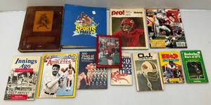 lot 148 image: Misc. Football And Baseball Collectible Books And More