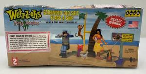 lot 156 image: Vintage Weird-Ohs  Wacky Contraptions Stranded Ol Salt Flags A Ship Model Kit (Factory Sealed)