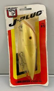 lot 187 image: Vintage Luhr Jensen J-Plug #5 On Original Card