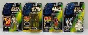 lot 222 image: 1997 STAR WARS Power Of The Force Action Figures (New Old Stock) Some Bubbles Yellowed