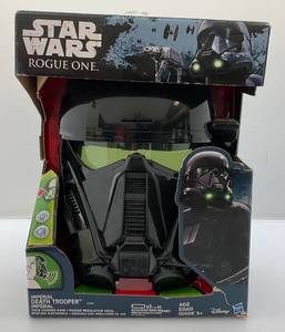 lot 236 image: STAR WARS Rogue One Imperial Death Trooper Mask (NIB)