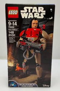 lot 237 image: LEGO Star Wars 75525 Baze Malibus Buildable Figurine ROGUE ONE 148 Pc. (NIB)