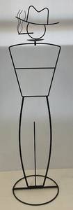 lot 250 image: 5ft Tall Metal Marlboro Man Sculpture Ashtray Plant Stand