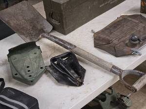 lot 237 image: Lot of (2) Military Shovels