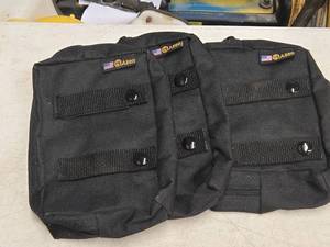 lot 284 image: Lot of (3) Ammo Storage Pouches 6 x 8 12 x 1