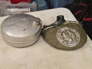 lot 292 image: Lot of (2) Water Canteens (assorted)