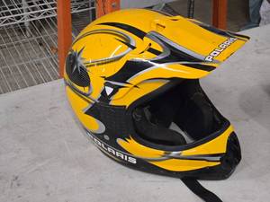 lot 357 image: Polaris Motorcross Helmet Size Large