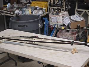 lot 413 image: Revolution Snow Skis with Poles