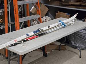 lot 414 image: Fisher Snow Skis with Poles