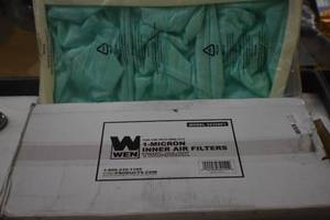 lot 39 image: WEN 3415AF1 1-Micron Industrial-Strength Inner Air Filter, Two Pack (for the WEN 3415 Air Filtration System)