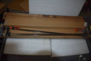 lot 51 image: WEN 10236F2 Quick-Adjust 36-Inch Steel Bar Clamps with 2.5-Inch Throat and Micro-Adjustment Handle, Two Pack