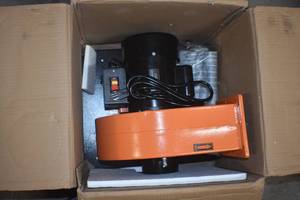 lot 53 image: WEN DC3401 5.7-Amp 660 CFM Rolling Dust Collector with 12-Gallon Bag and Optional Wall Mount