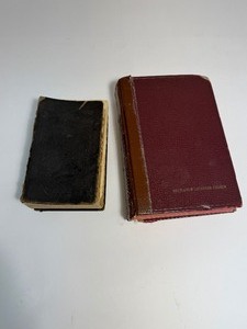 lot 53 image: Vintage Sweden Bible 1883 & 1952 Bible