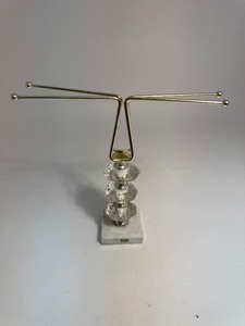 lot 69 image: Hollywood Regency Mid Century Modern Bathroom Sink Top Towel Holder