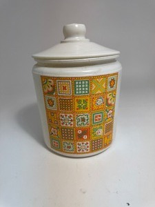 lot 73 image: 1970s Avon Patchwork Cookie Jar