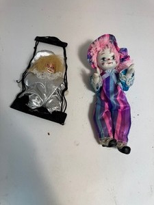 lot 86 image: Vintage Porcelain Clowns