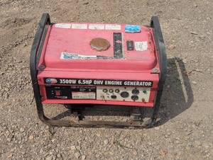lot 30 image: All-Power 3500w - 6.5HP OHV Engine Generator - AS IS
