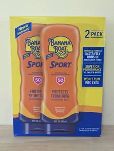 lot 11 image: Banana Boat Sport Ultra SPF 50 Sunscreen Lotion 10 fl oz Pack of 2