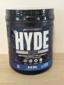 lot 12 image: Mr. Hyde Signature Pre-Workout Blue Razz with Creatine, 72 Servings