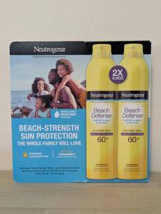 lot 13 image: Neutrogen Beach Defense Sunscreen 2 Pack