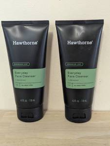 lot 66 image: Hawthorne Everyday Face Cleanser 4 oz ( 2 PACK ) Vegan w Aloe Extract