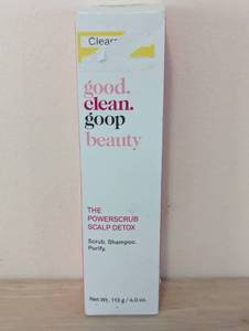 lot 42 image: good.clean.goop beauty The Powerscrub Scalp Detox Shampoo with Amino Acid - Acai Berry - 4oz