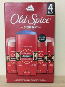 lot 83 image: Old Spice Swagger Deodorant Aluminum Free, 3 Ounce (Pack of 4)