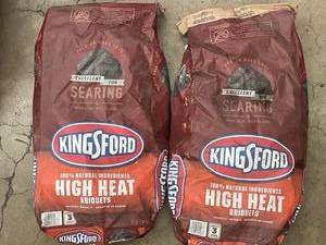 Two 12 lb Bags Kingsford High Heat Briquets