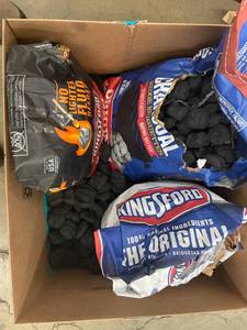lot 11 image: Lot of Kingsford Charcoal Bags, Various Types