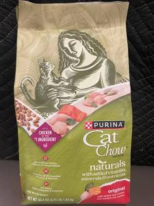 Purina Cat Chow Naturals Original Cat Food, 50.4 oz Bag