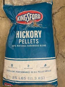 lot 51 image: Kingsford Hickory Pellets 25 lb Bag Natural Hardwood Blend