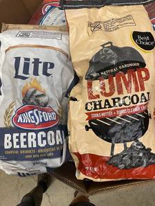 lot 54 image: Kingsford Beercoal Briquets 16 lb & Best Choice Lump Charcoal 8 lb