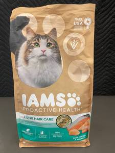 lot 61 image: IAMS Proactive Health Long Hair Care Cat Food, 6 lb Bag
