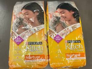 lot 67 image: Purina Kitten Chow Nurture Dry Cat Food, 2 Bags (6.3 lb Each)