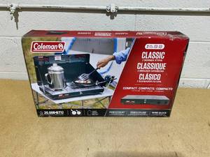 lot 114 image: Classic Propane Gas Camping Stove, 2-Burner
