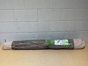 lot 222 image: Mainstays 9 Outdoor Tilt Market Patio Umbrella