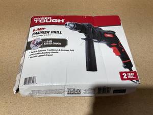 lot 227 image: Hyper Tough 6-Amp 12-Inch Corded Hammer Drill