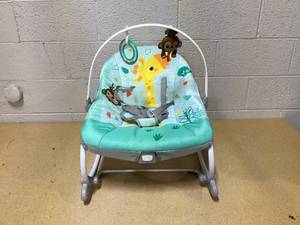 lot 447 image: Bright Starts Wild Vibes Baby Infant to Toddler Rocker Chair