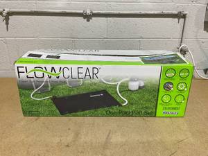 lot 154 image: Flowclear 43 x 67 Solar Powered Rectangular Pool Heating Pad for Above Ground Pools