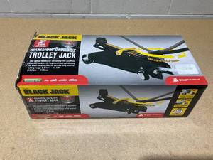 lot 230 image: Black Jack T82016W 2 Ton Trolley Jack with 360 Rotation Handle