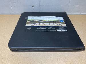 lot 236 image: Mainstays 4 Foot Fold-in-Half Adjustable Folding Table