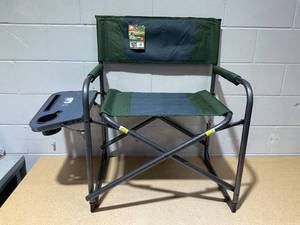 lot 240 image: Ozark Trail Oversized Director Chair with Side Table for Outdoor