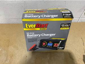 lot 190 image: Everstart Maxx 50 Amp Automotive Battery ChargerMaintainer (BC50BE)