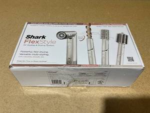 lot 3 image: Shark FlexStyle Air Styling & Drying System, Powerful Hair Blow Dryer and Multi-Styler,Straight & Wavy, HD430