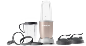 lot 74 image: nutribullet Pro 900 Watt Personal Blender - 13-Piece High-Speed BlenderMixer System, Rose Gold