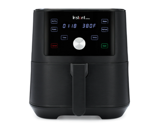 lot 310 image: Instant Vortex 6-Quart Air Fryer Oven with Single Basket, 4-in-1 Function, Black